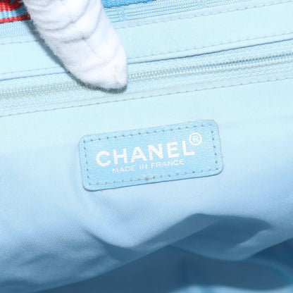 Chanel Travel Line Tote Nylon, BLUE, NYLON, Tote bag
