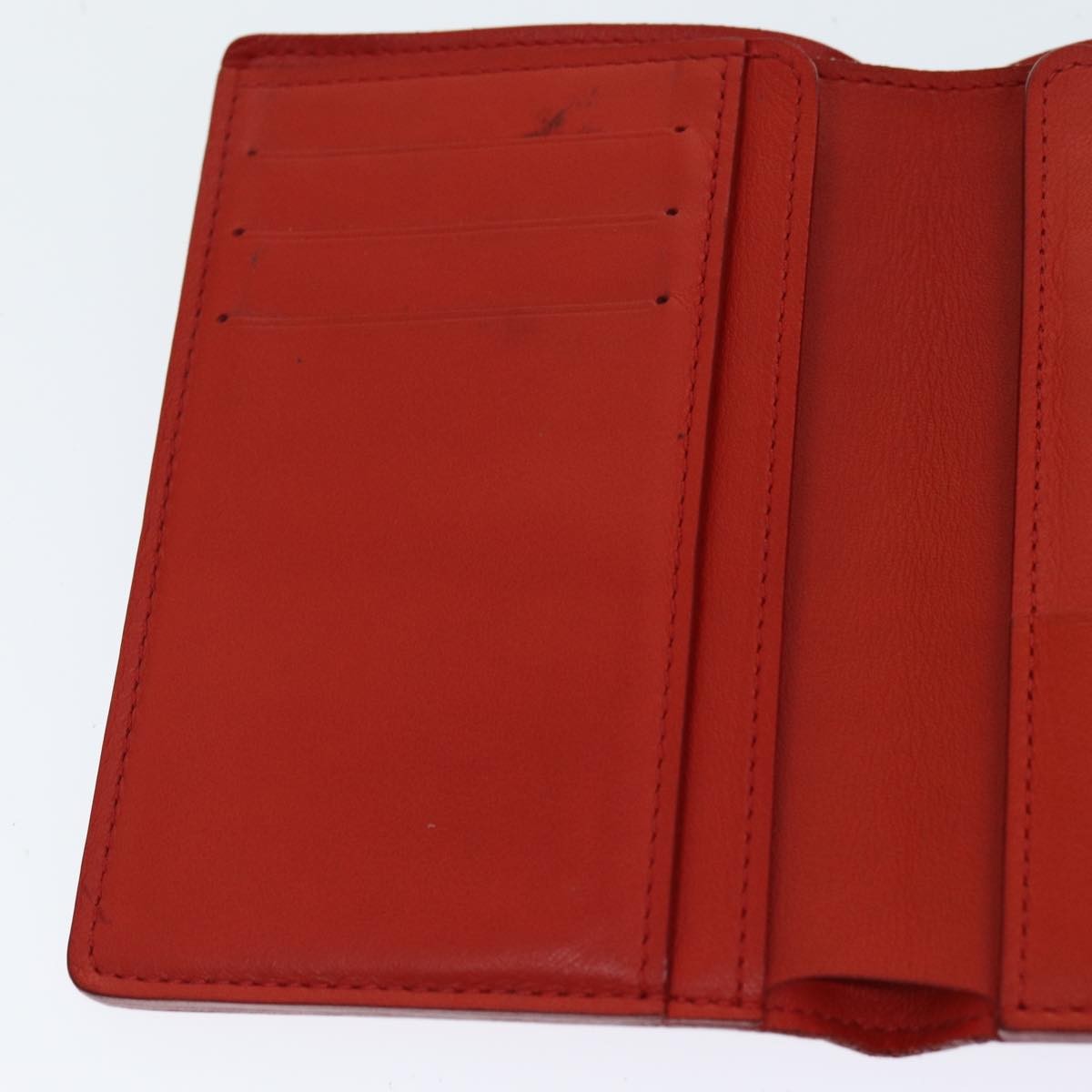 Louis Vuitton Infini Organiser Leather, Red, Leather, Wallet