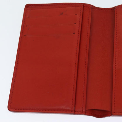 Louis Vuitton Infini Organiser Leather, Red, Leather, Wallet