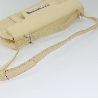 Bvlgari B.Zero1 Logomania Bag Canvas with Leather, BEIGE, CANVAS, Shoulder bag