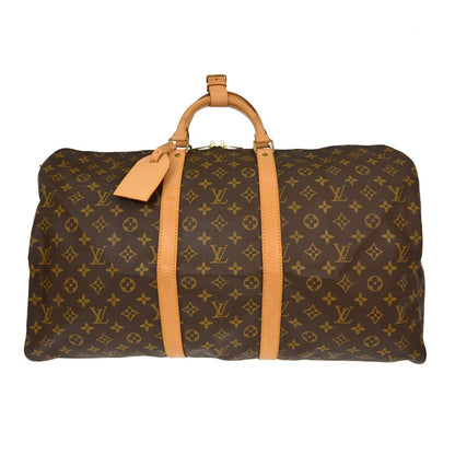 Louis Vuitton Keepall Bag Monogram Canvas, Brown, Canvas, Travel Bag