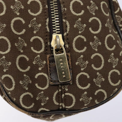 Celine Vintage Macadam Handbag Macadam, BROWN, CANVAS, Handbag