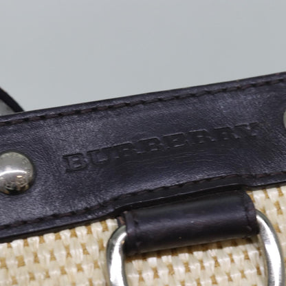 Burberry Vintage Shoulder Bag Leather, BEIGE, LEATHER, Shoulder bag