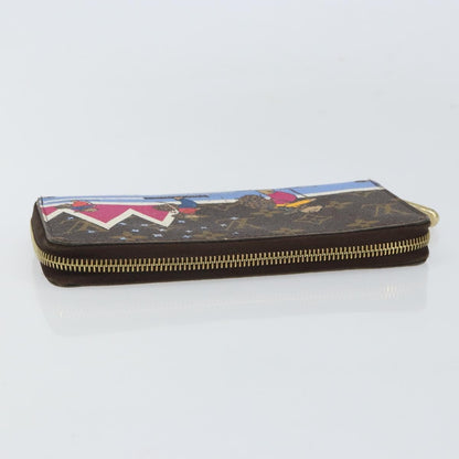 Louis Vuitton Zippy wallet Canvas, BROWN, CANVAS, Wallets