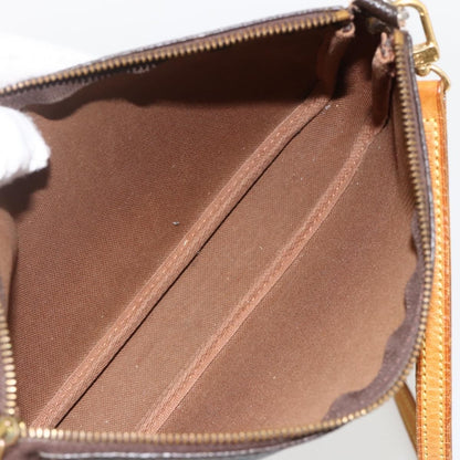 Louis Vuitton Pochette Accessoires Limited Edition Monogram Graffiti, Brown, Canvas, Clutch