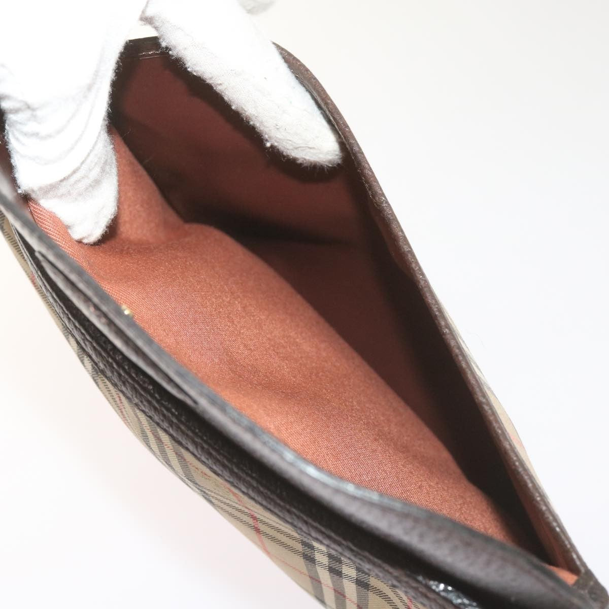 Burberry Nova check Pochette Canvas, BLACK, CANVAS, Clutche & pouche