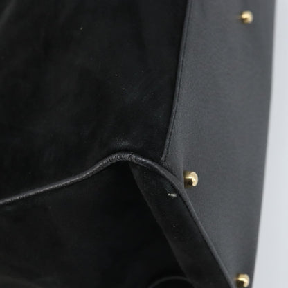 Gucci Bamboo tote bag Suede, Black, Suede, Tote Bag