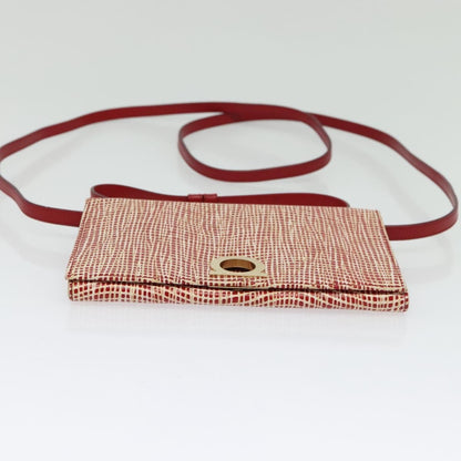 Salvatore Ferragamo Gancini Shoulder Bag Leather, RED, LEATHER, Shoulder bag