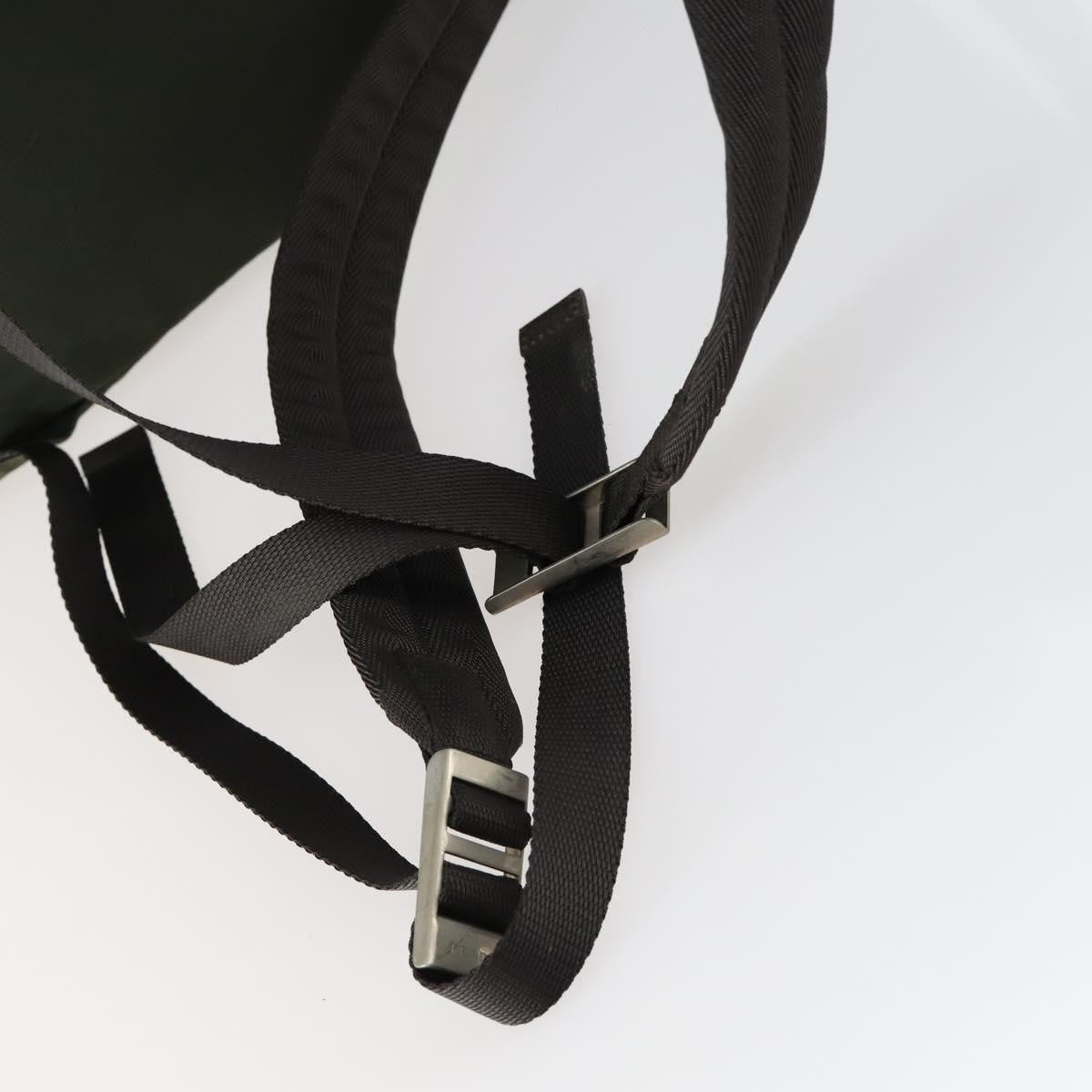Prada Double Front Pocket Backpack Tessuto, KHAKI, NYLON, Backpack