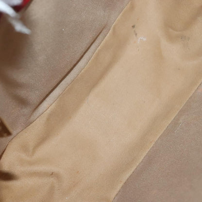 Celine Vintage Macadam Shoulder Bag Canvas and Leather, BEIGE, CANVAS, Shoulder bag