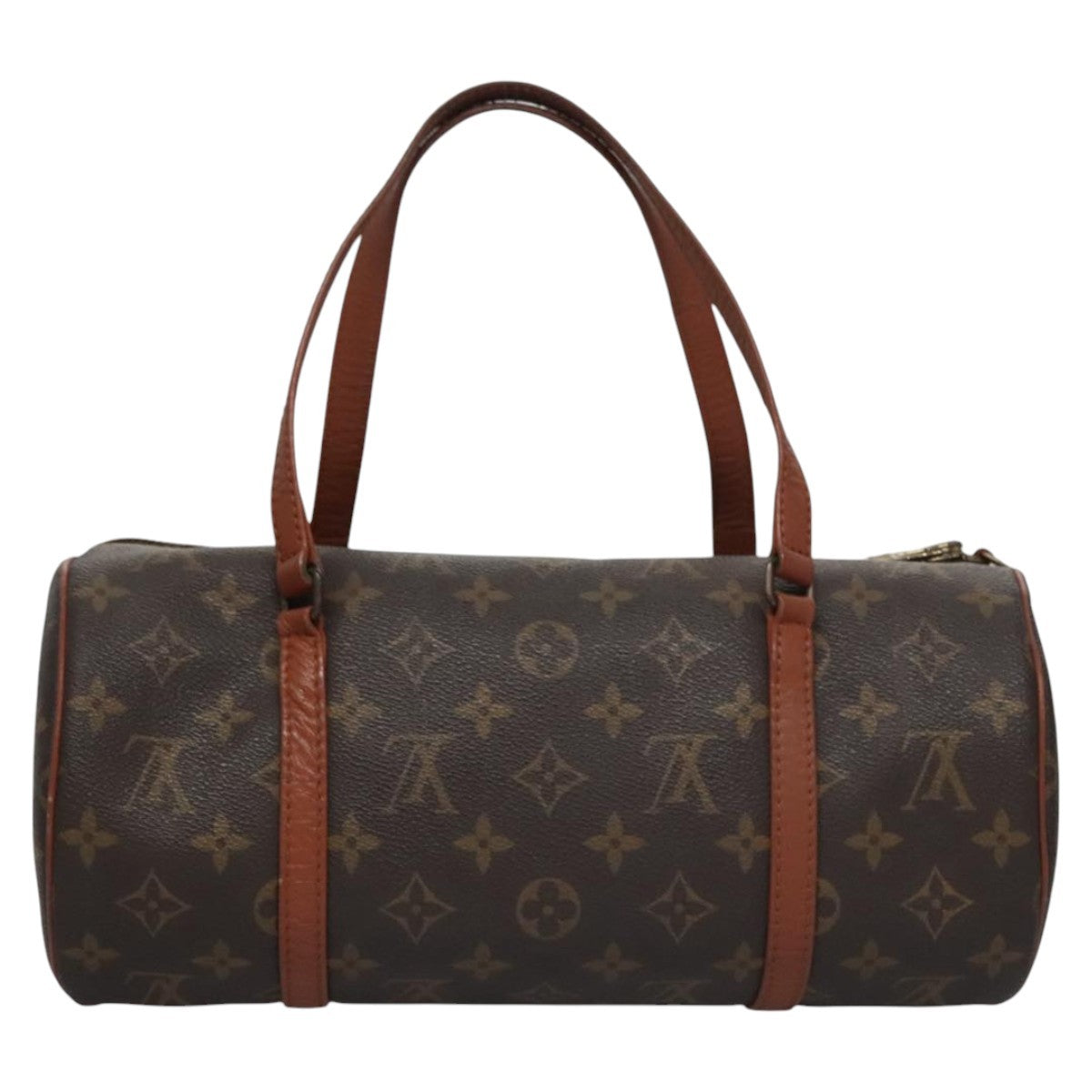 Louis Vuitton Papillon Handbag Monogram Canvas, BROWN, CANVAS, Handbag