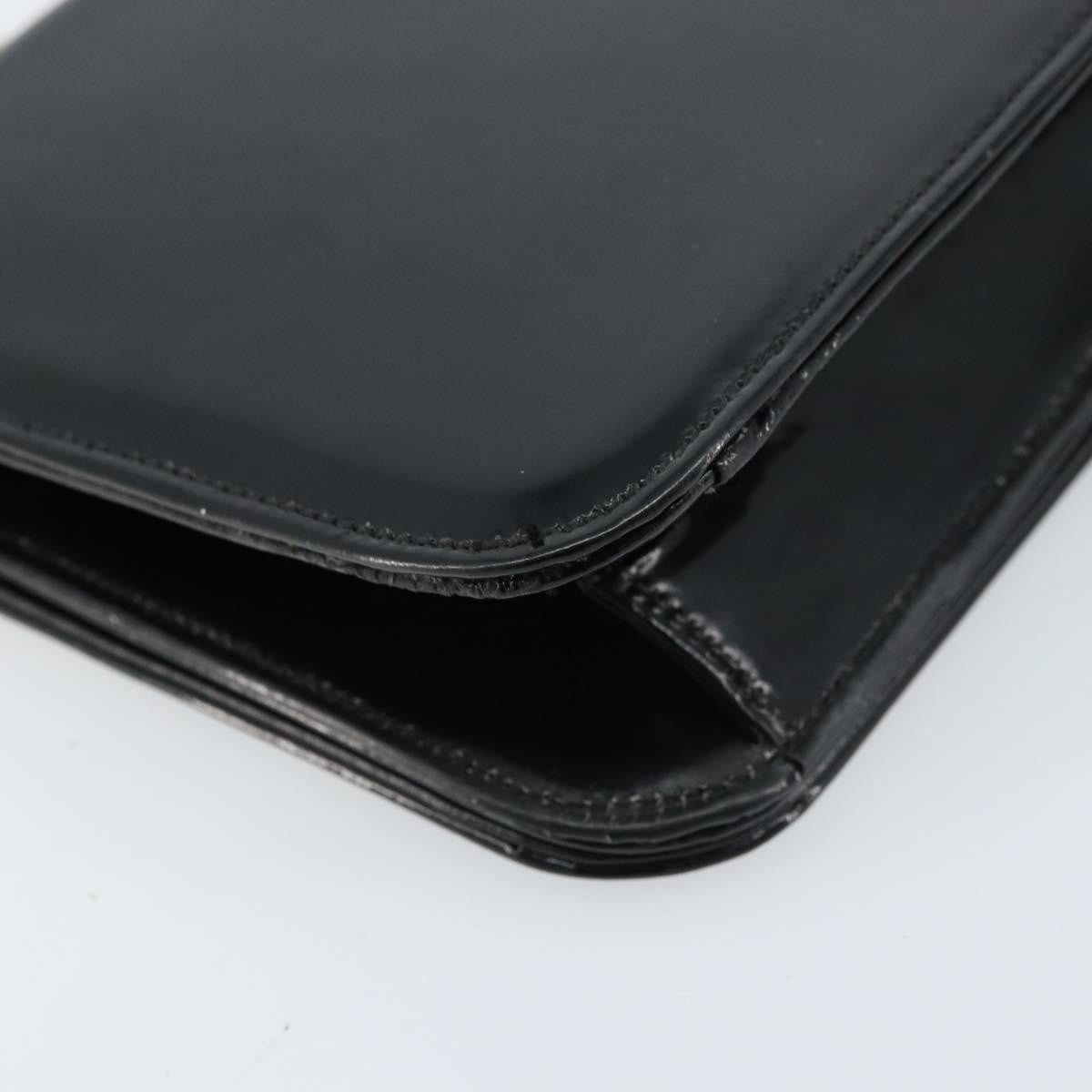 Chanel Wallet on Chain Quilted Patent, Black, Patent Leather, Shoulder Bag