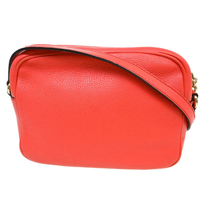 Gucci Soho Disco Crossbody Bag Leather, Pink, Leather, Shoulder Bag