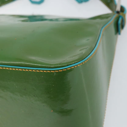 Fendi Forever Big Mama Bag Patent, GREEN, PATENT_LEATHER, Shoulder bag