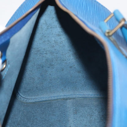 Louis Vuitton Speedy Handbag Epi Leather, Blue, Leather, Handbag