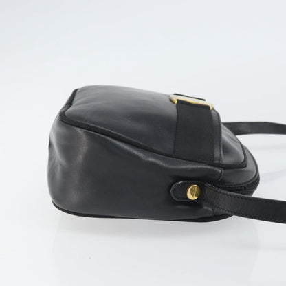 Salvatore Ferragamo Vara Bow camera Shoulder Bag Leather, BLACK, LEATHER, Shoulder bag