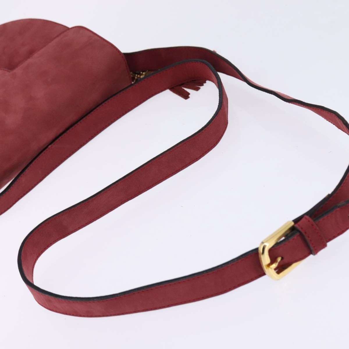 Burberry Vintage Crossbody Bag Suede, PINK, SUEDE, Shoulder bag