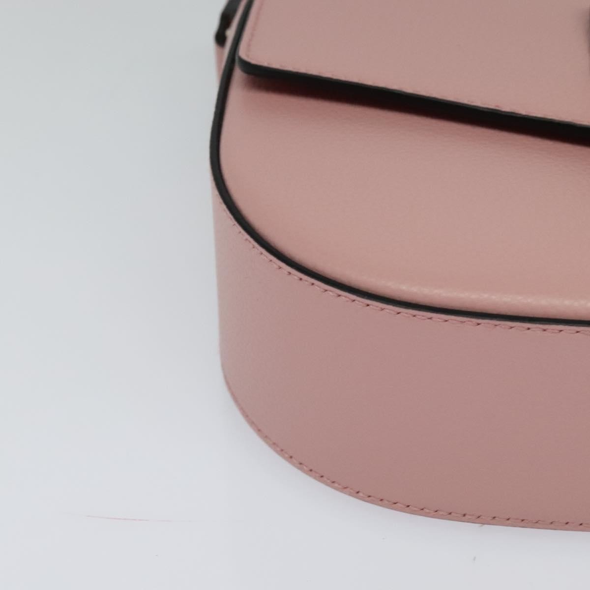 Versace Virtus Flap Messenger Bag Leather, PINK, LEATHER, Shoulder bag