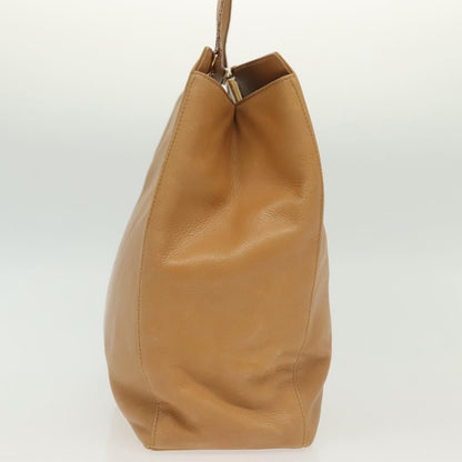 Salvatore Ferragamo Shoulder Bag Leather, BEIGE, LEATHER, Shoulder bag