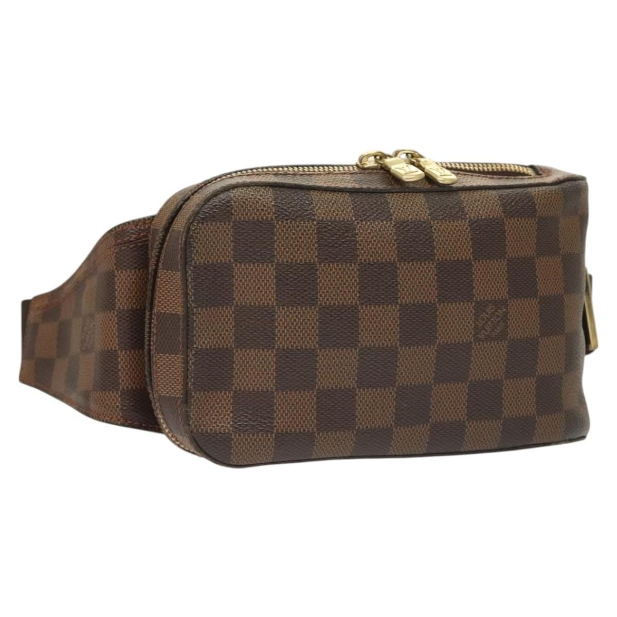 Louis Vuitton Geronimos Waist Bag Damier, BROWN, CANVAS, Shoulder bag