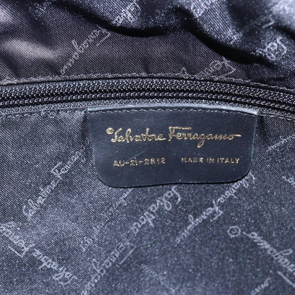 Salvatore Ferragamo Gancini Tote Gancini Canvas, BLACK, CANVAS, Tote bag