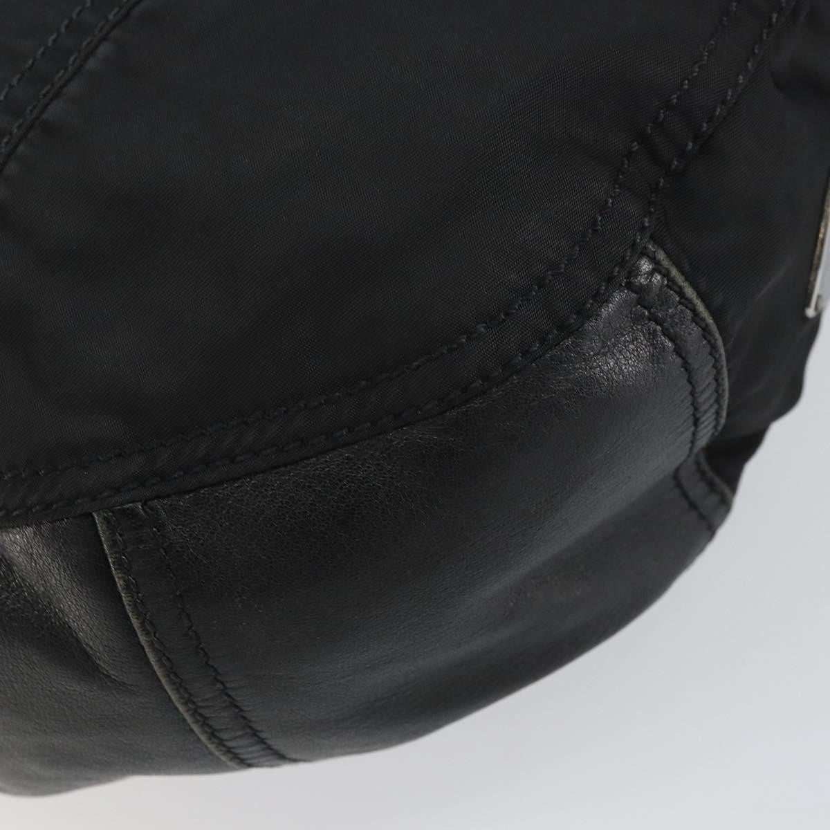 Prada Vintage Shoulder Bag Tessuto, BLACK, NYLON, Shoulder bag