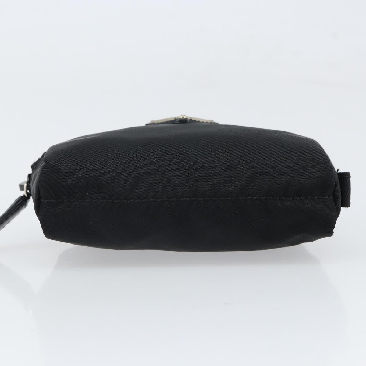 Prada Vintage Pouch Tessuto, BLACK, NYLON, Clutche & pouche