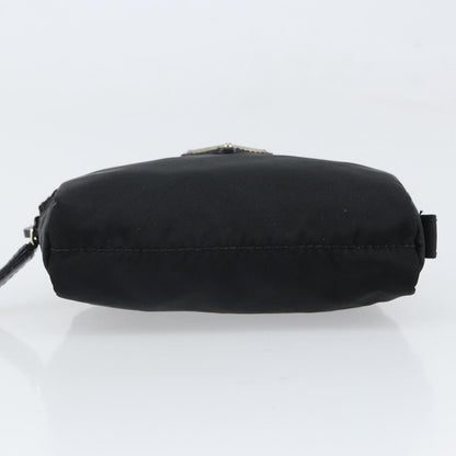 Prada Vintage Pouch Tessuto, BLACK, NYLON, Clutche & pouche