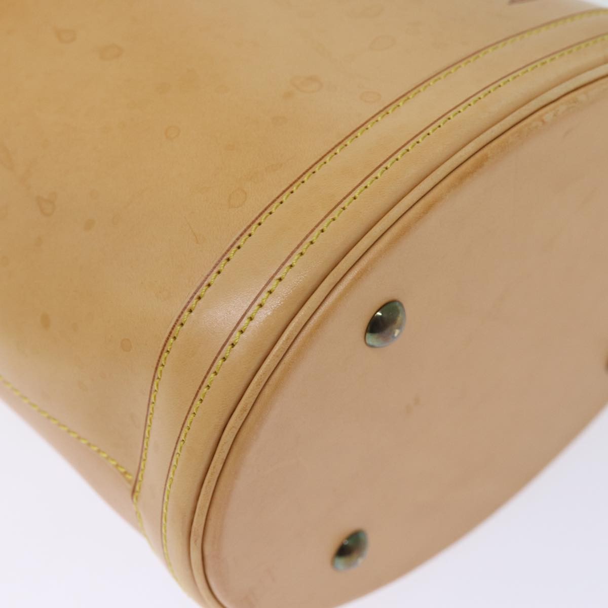 Louis Vuitton Marais Bucket Bag Nomade Leather, BEIGE, LEATHER, Handbag