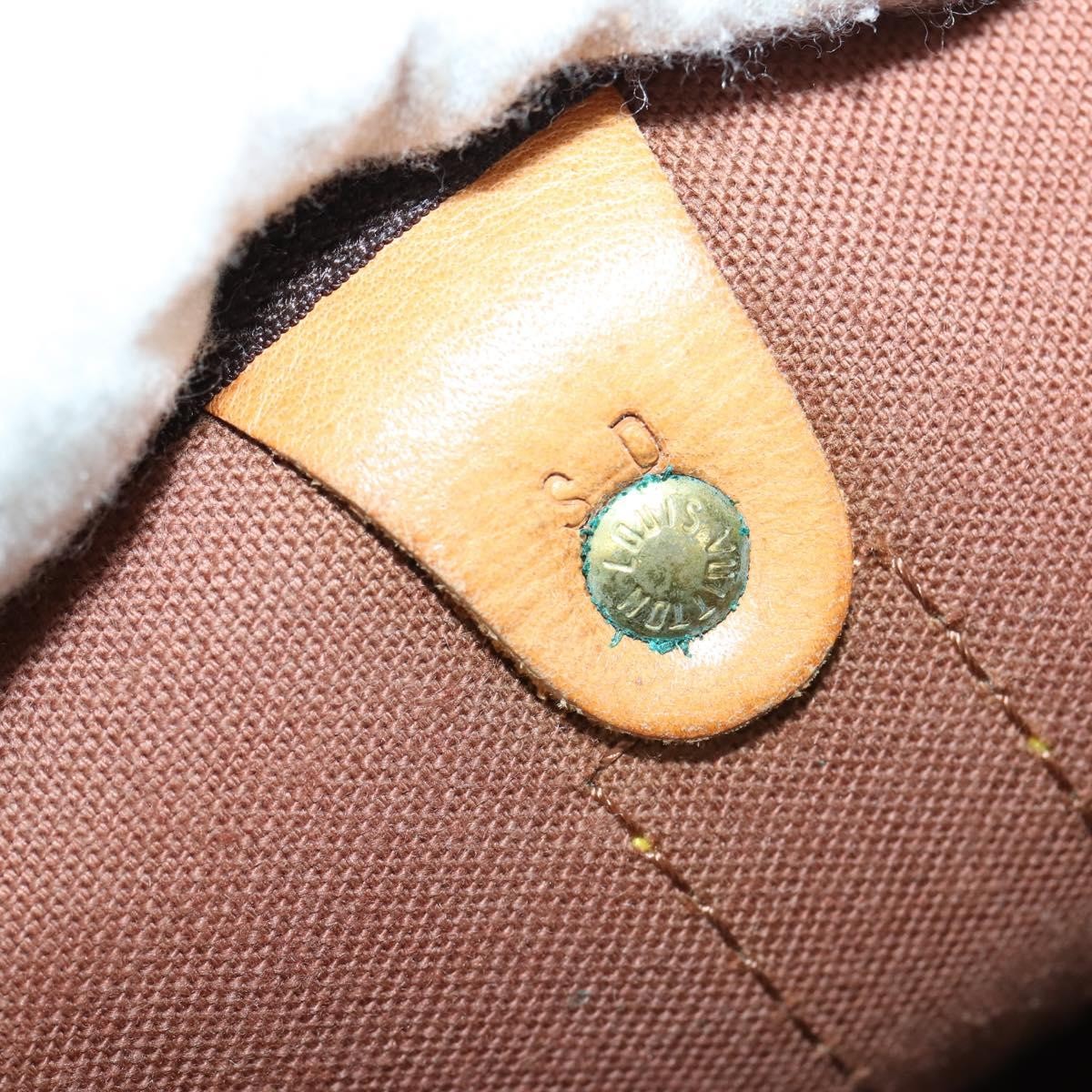 Louis Vuitton Keepall Bag Monogram Canvas, BROWN, CANVAS, Travel bag
