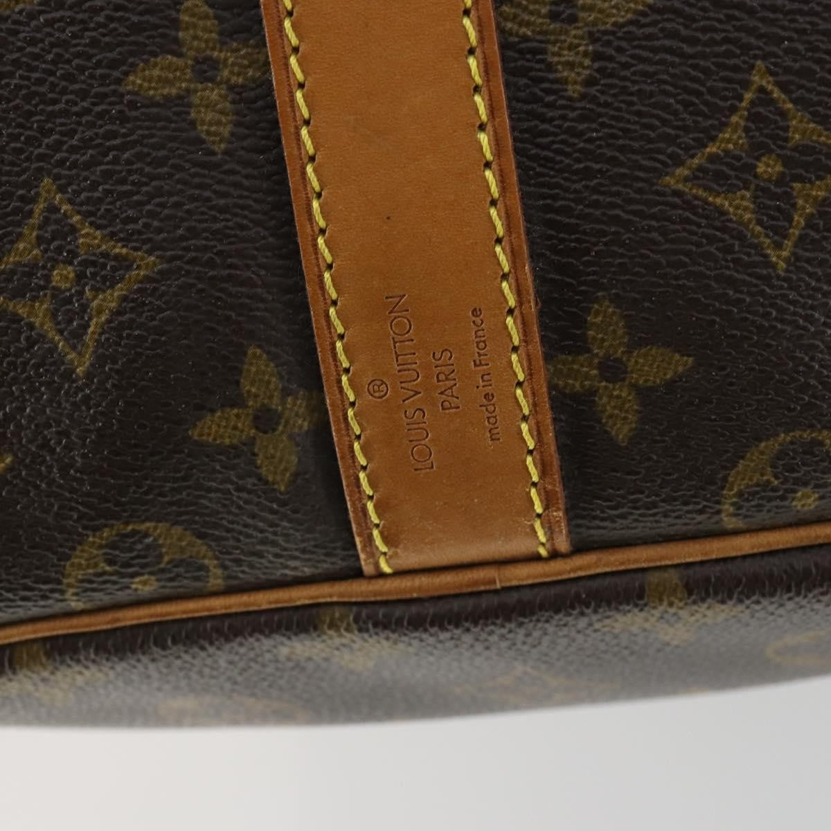 Louis Vuitton Keepall Bandouliere Bag Monogram Canvas, BROWN, CANVAS, Travel bag