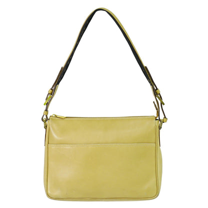 Fendi Baguette Bag Leather, BEIGE, LEATHER, Handbag