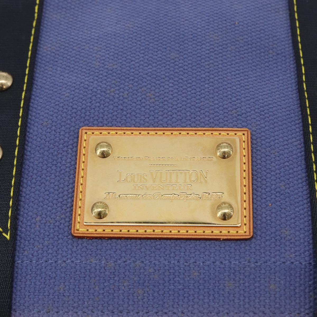 Louis Vuitton Antigua Besace Messenger Bag Canvas, BLUE, CANVAS, Shoulder bag
