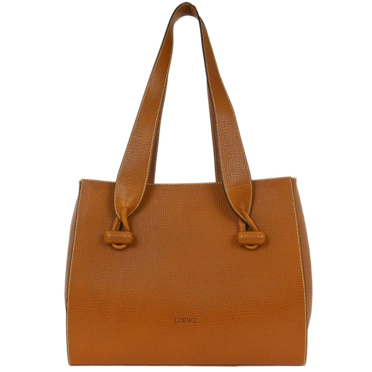Loewe Vintage Shoulder Bag Leather, BROWN, LEATHER, Shoulder bag