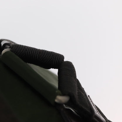Prada Double Front Pocket Backpack Tessuto, Khaki, Nylon, Backpack