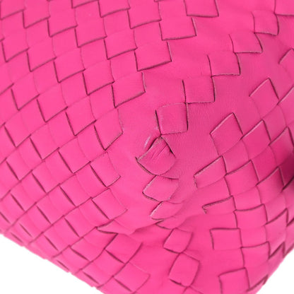 Bottega Veneta Intrecciato Handbag Leather, Pink, Leather, Handbag