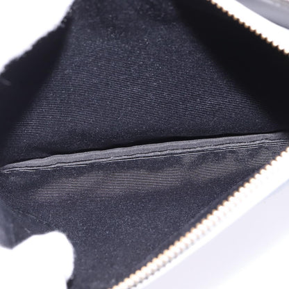 Celine Trio Crossbody Bag Leather, GRAY, LEATHER, Crossbody bag