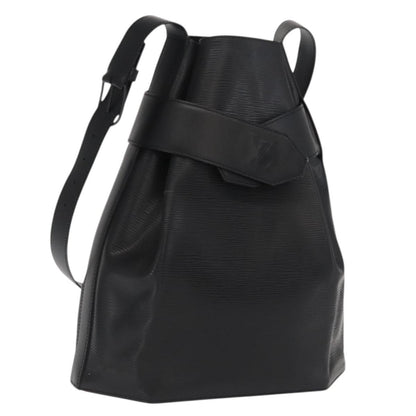 Louis Vuitton Vintage Sac d'Epaule Handbag Epi Leather, BLACK, LEATHER, Shoulder bag