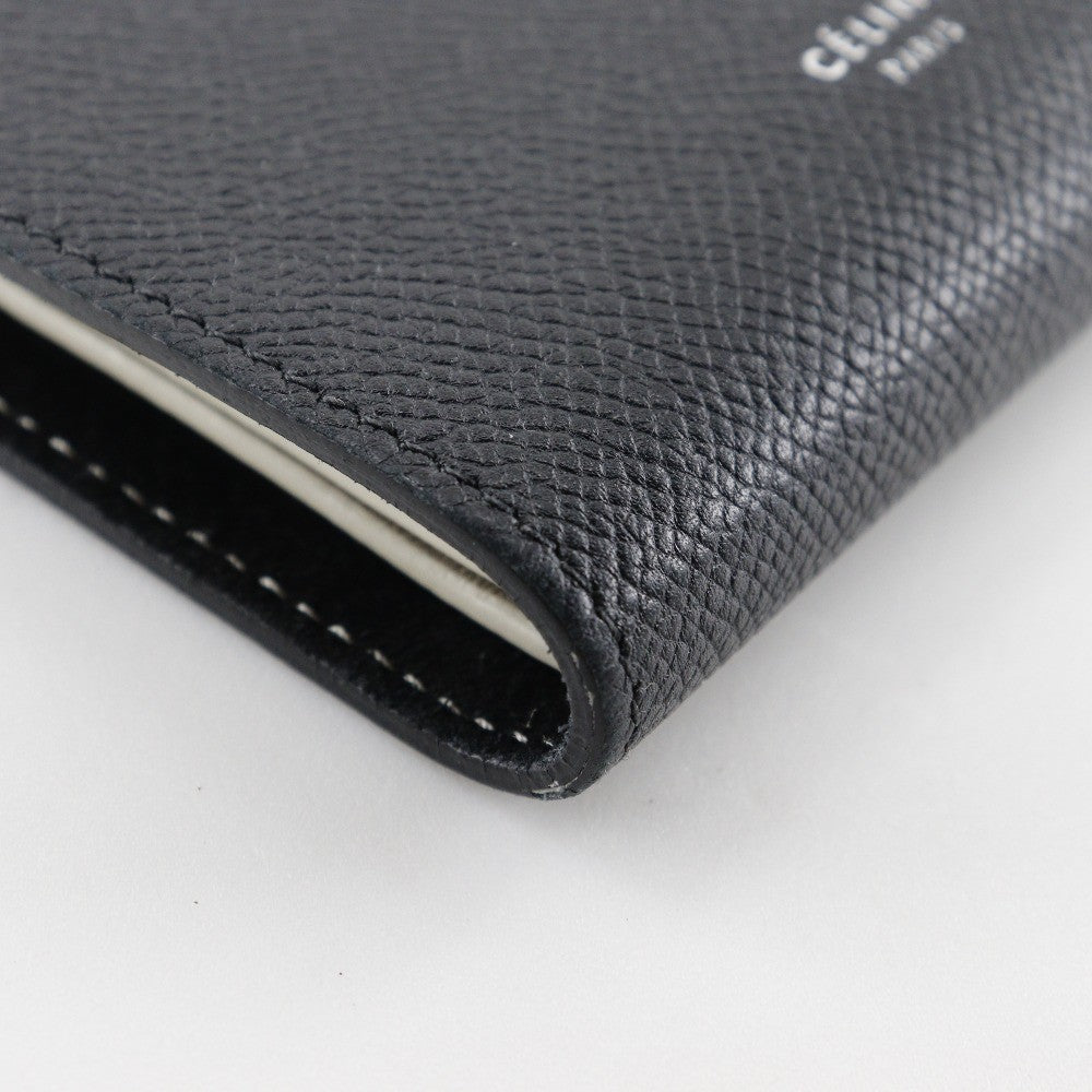 Celine Multifunction Strap Wallet Leather, BLACK, CALFSKIN, Wallets