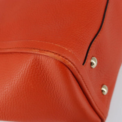 Gucci Soho Working Tote Leather, ORANGE, LEATHER, Handbag