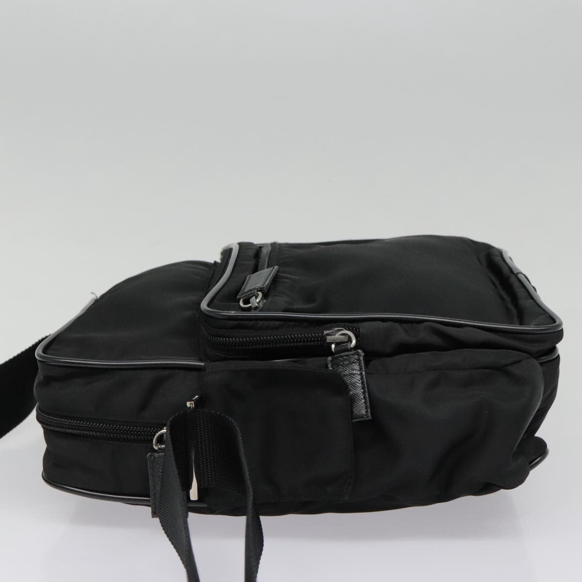 Prada Vintage Shoulder Bag Tessuto, BLACK, NYLON, Shoulder bag