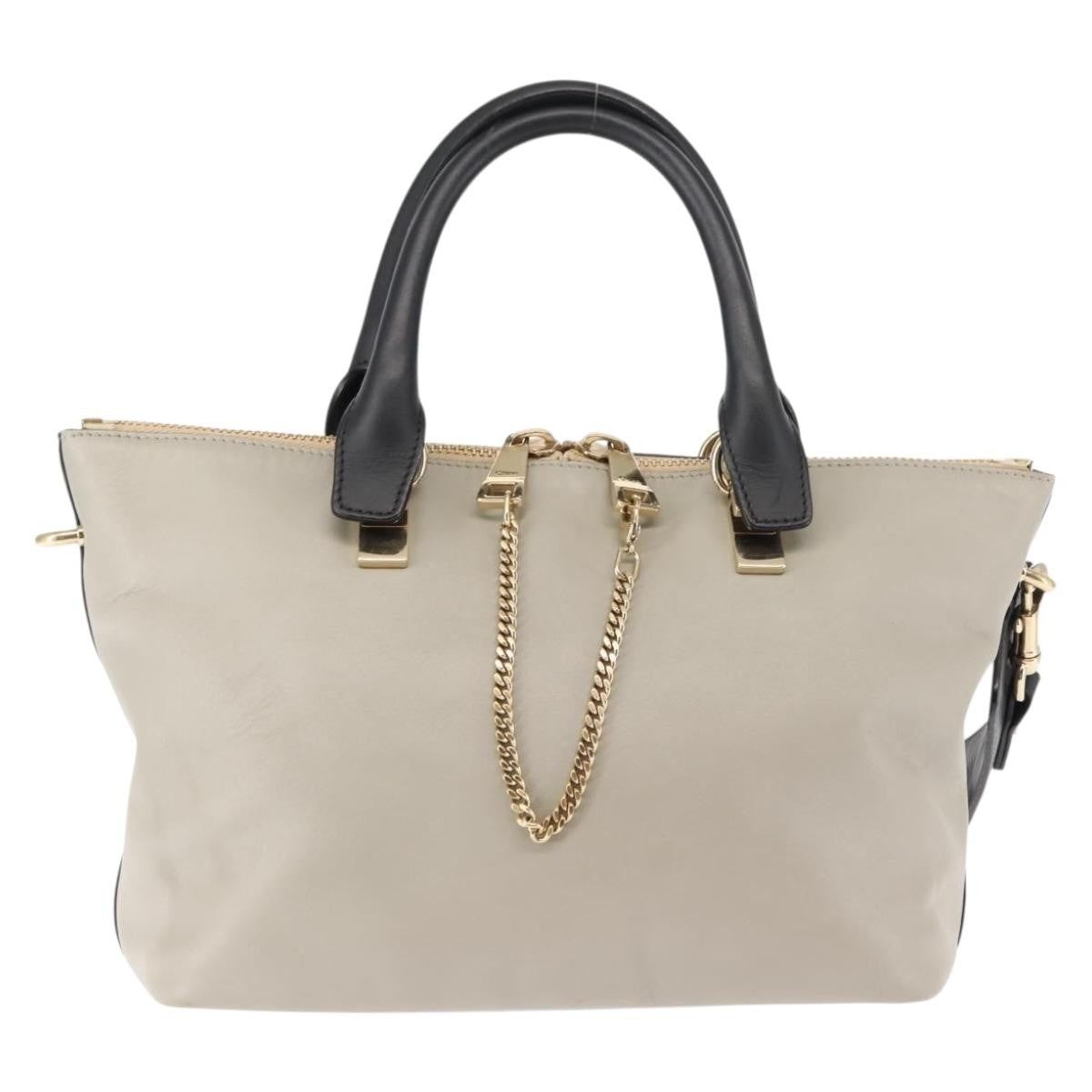 Chloe Bicolor Baylee Satchel Leather, MULTICOLOUR, LEATHER, Handbag
