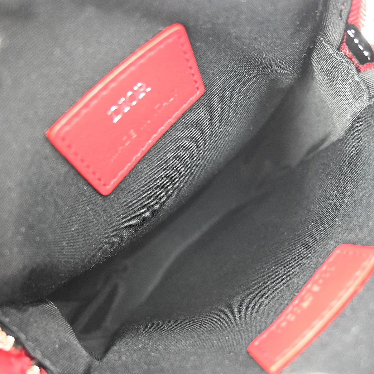 Christian Dior World Tour Zip Messenger Pouch Oblique Galaxy Leather, RED, LEATHER, Shoulder bag