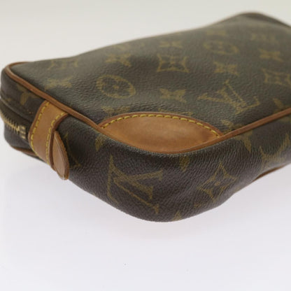 Louis Vuitton Marly Dragonne Clutch Monogram Canvas, BROWN, CANVAS, Clutche & pouche