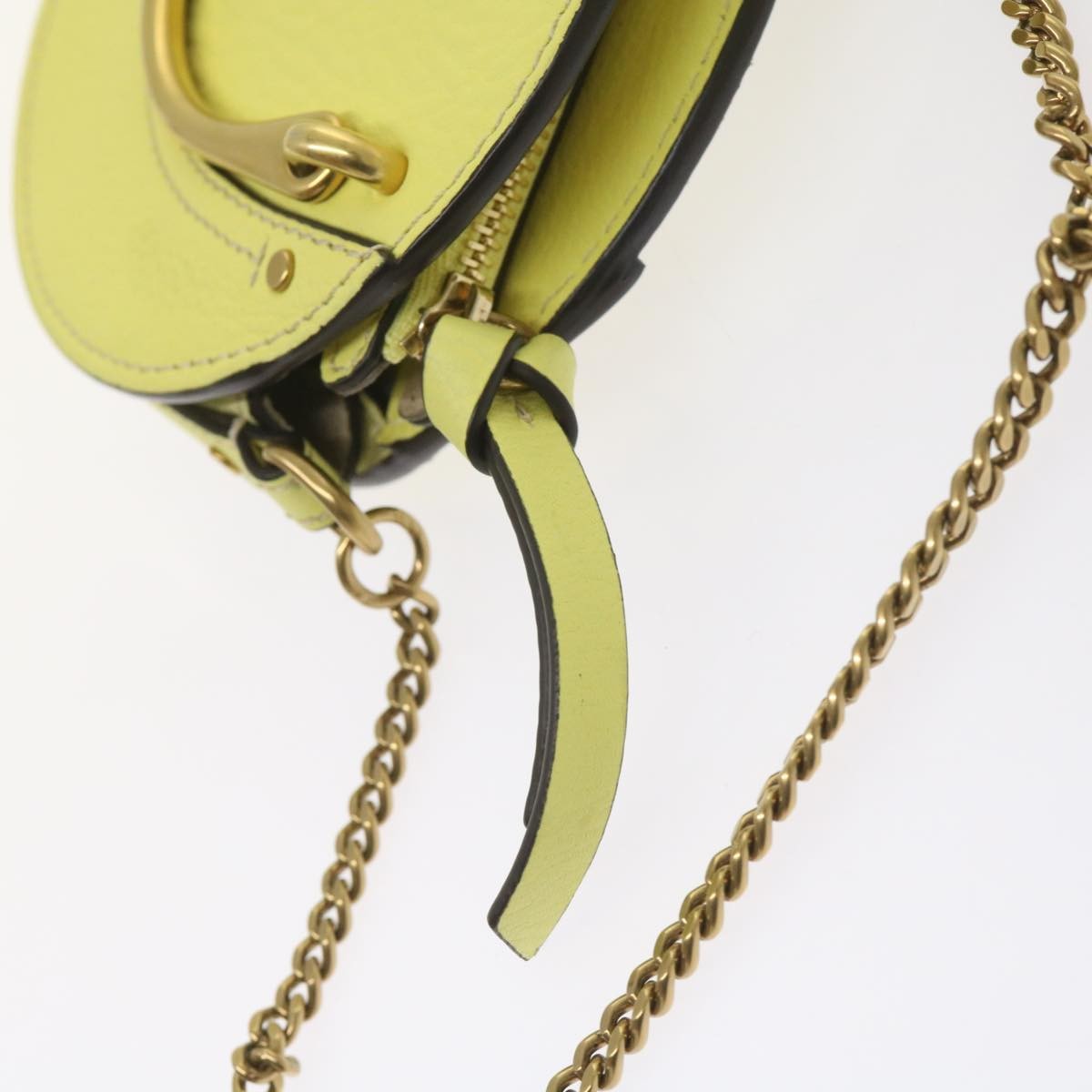 Chloe Pixie Crossbody Bag Leather and Suede, YELLOW, SUEDE, Crossbody bag