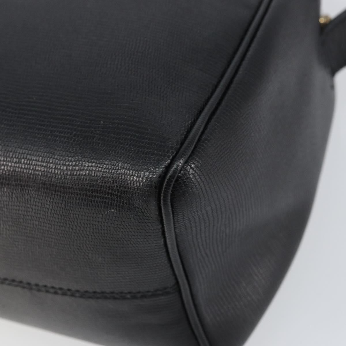 Celine Circle Logo Shoulder Bag Leather, BLACK, LEATHER, Shoulder bag