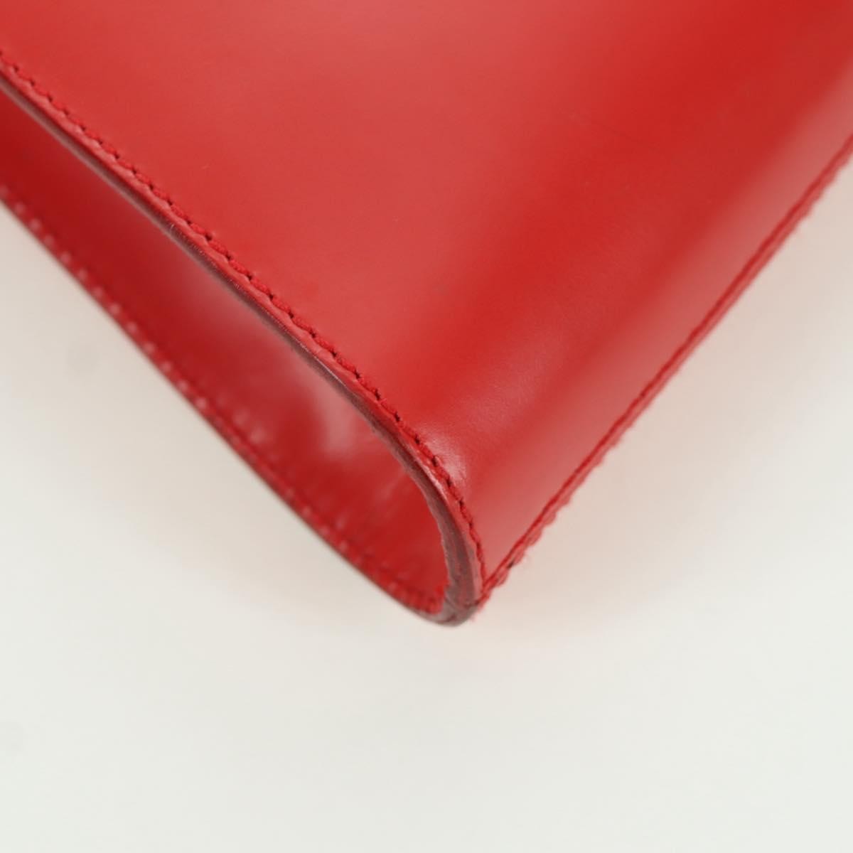 Salvatore Ferragamo Vintage Shoulder Bag Leather, Red, Leather, Shoulder Bag