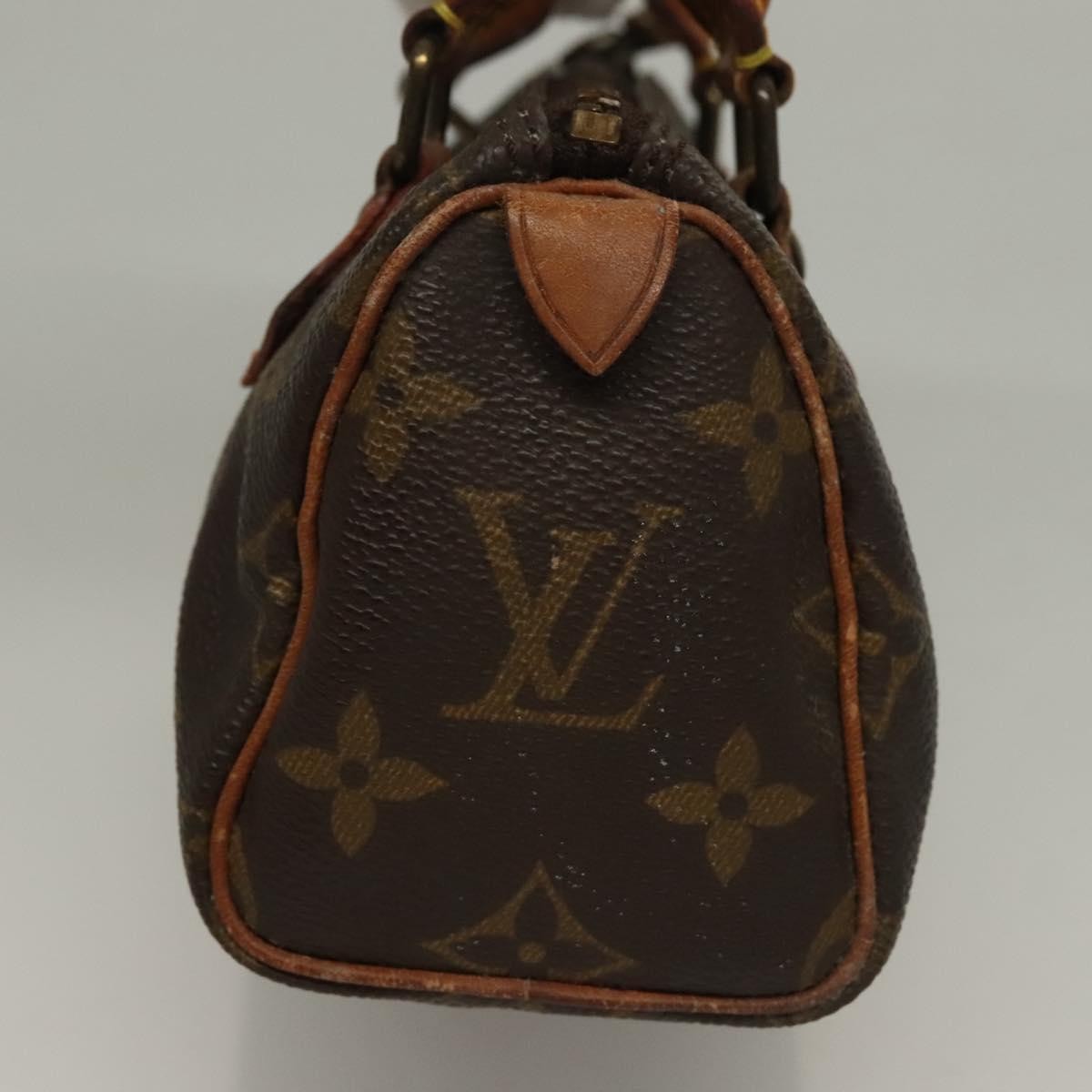 Louis Vuitton Speedy Mini HL Handbag Monogram Canvas, BROWN, CANVAS, Handbag