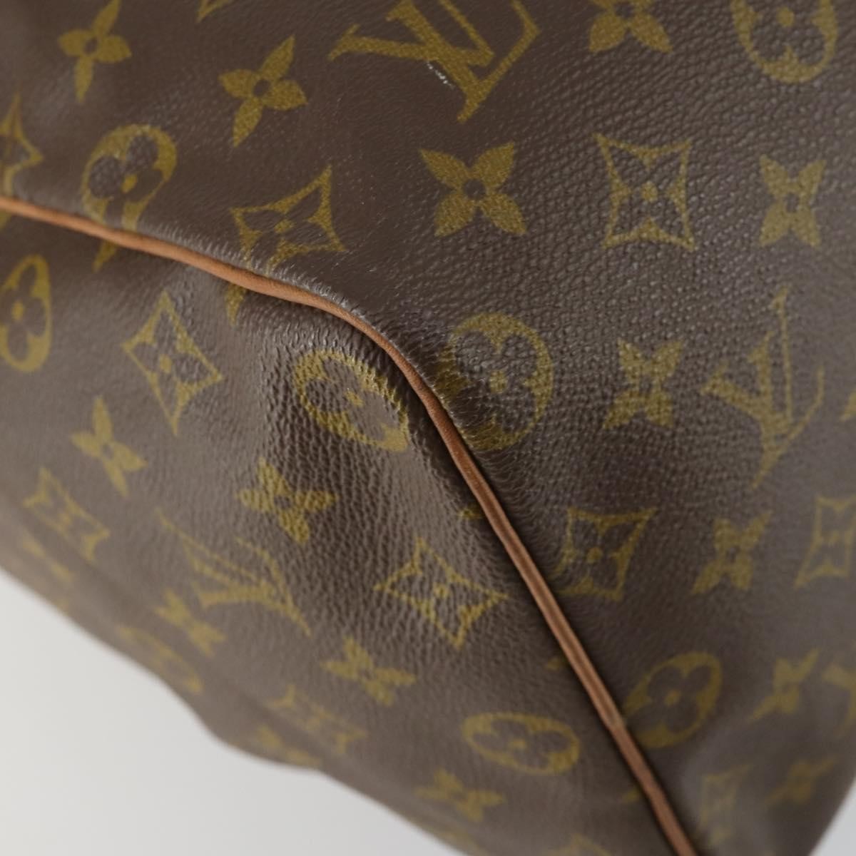 Louis Vuitton Speedy Handbag Monogram Canvas, BROWN, CANVAS, Handbag