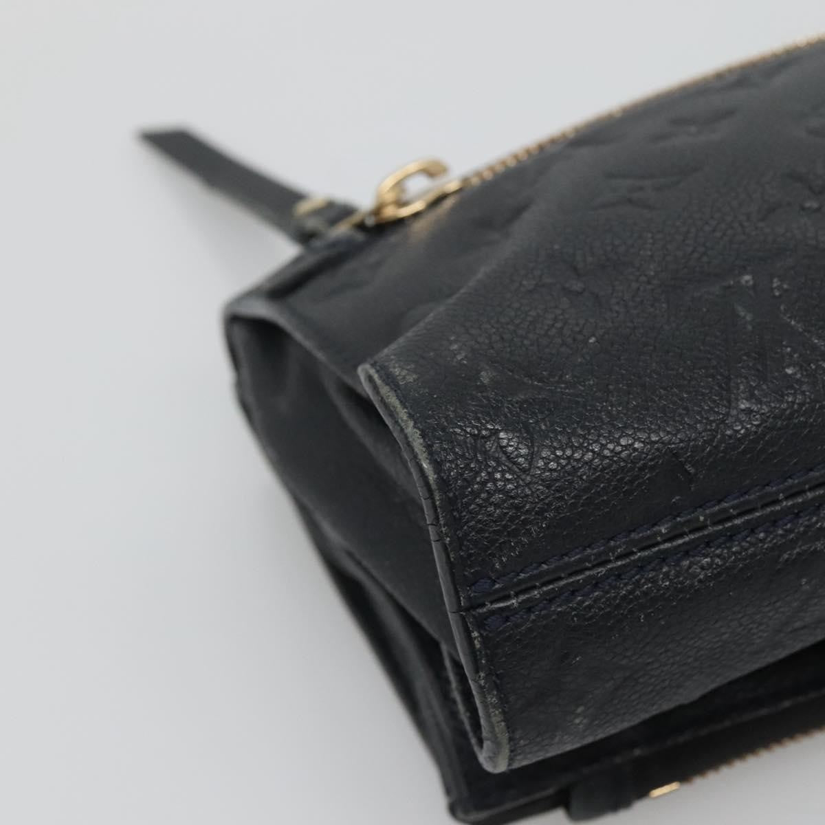 Louis Vuitton Petillante Clutch Monogram Empreinte Leather, BLACK, LEATHER, Clutche & pouche
